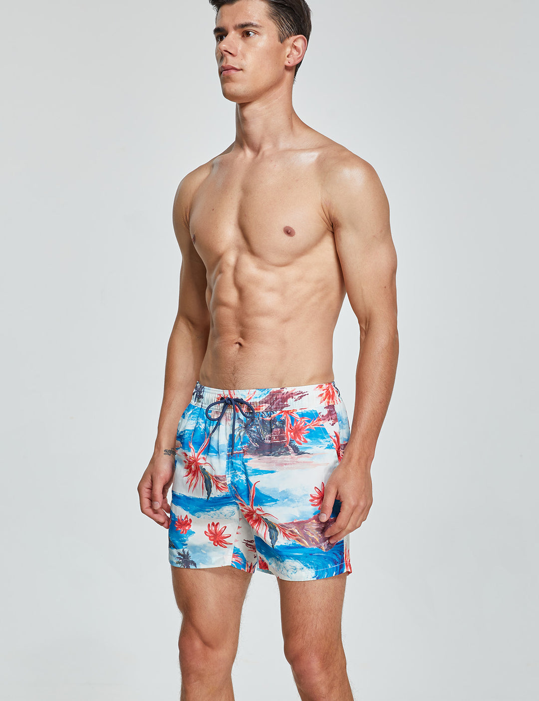 Swim Shorts 231301 with Quick-Dry in Tropicali Cruzer