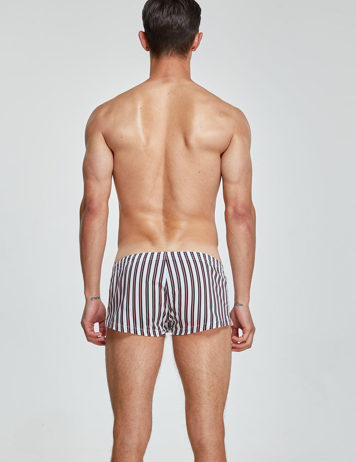 Striped Fit Trunks 230509