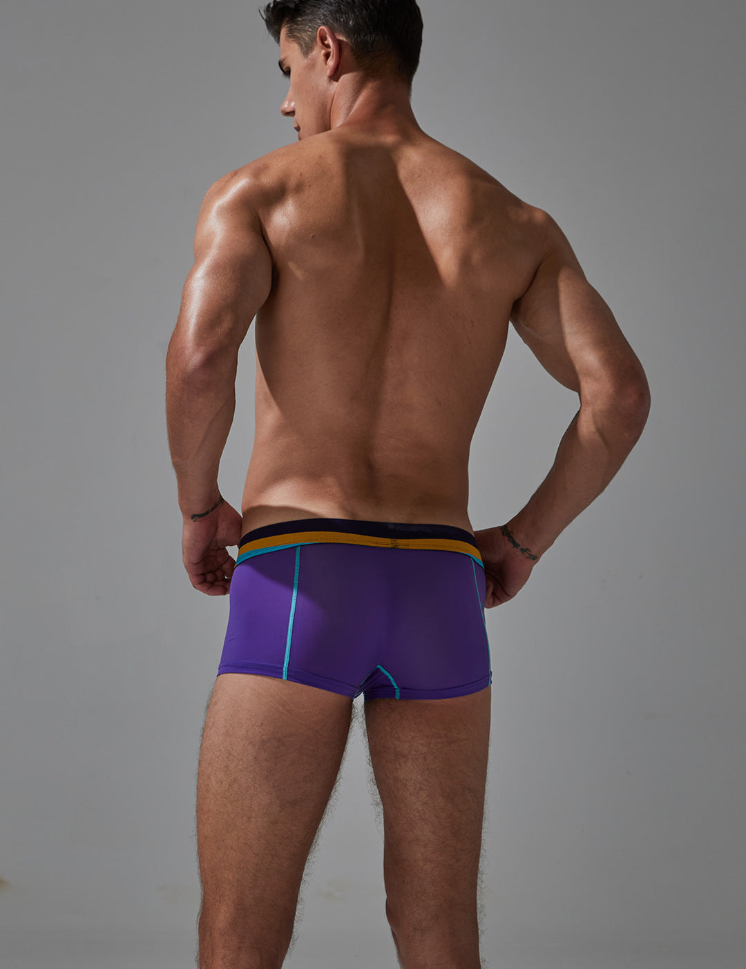 Sexy Nylon Boxer Brief 230215