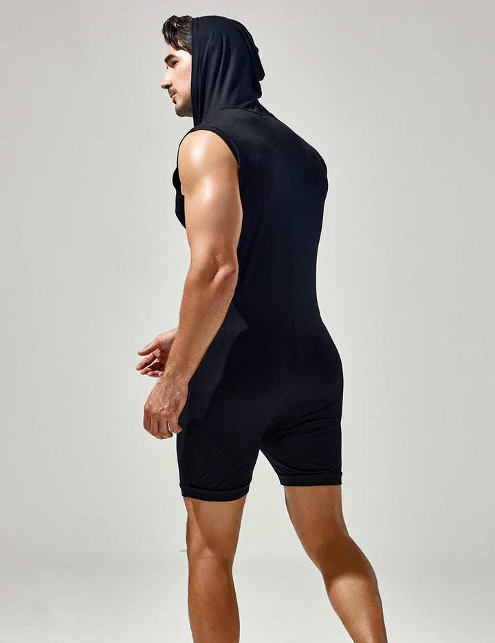 Sleeveless Bodysuit with Hood 23702