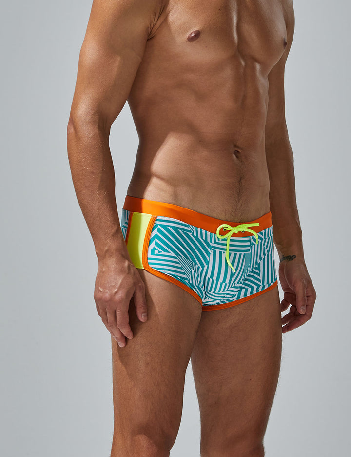 Multi Stripes Swim Trunk 250802