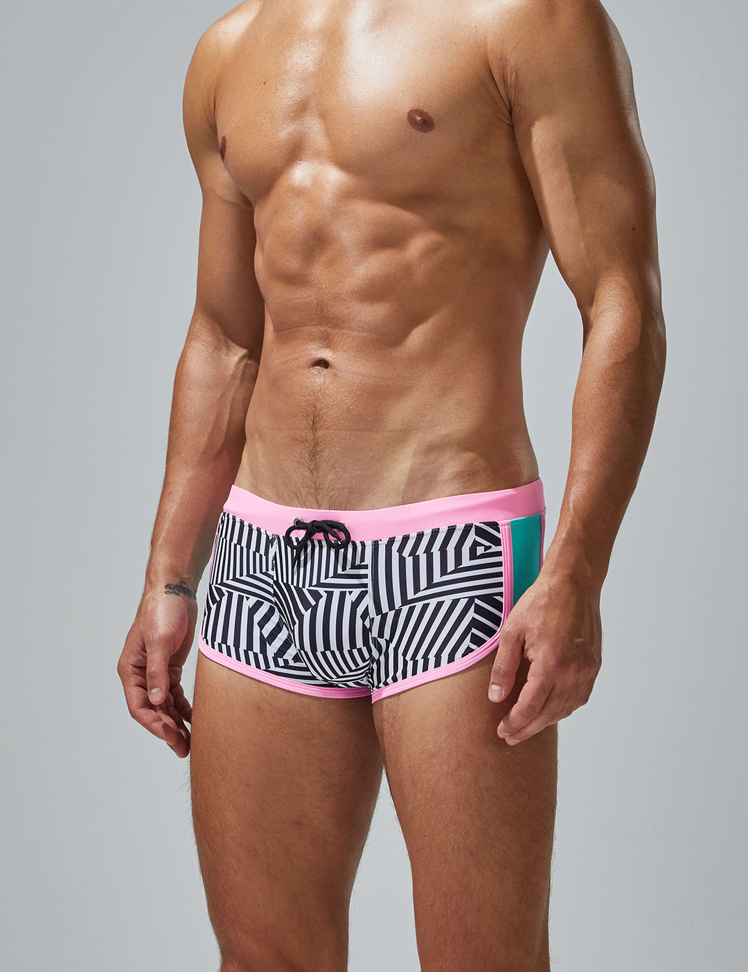 Multi Stripes Swim Trunk 250802