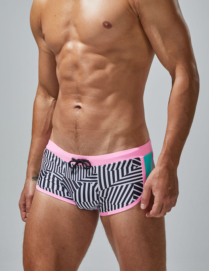 Multi Stripes Swim Trunk 250802