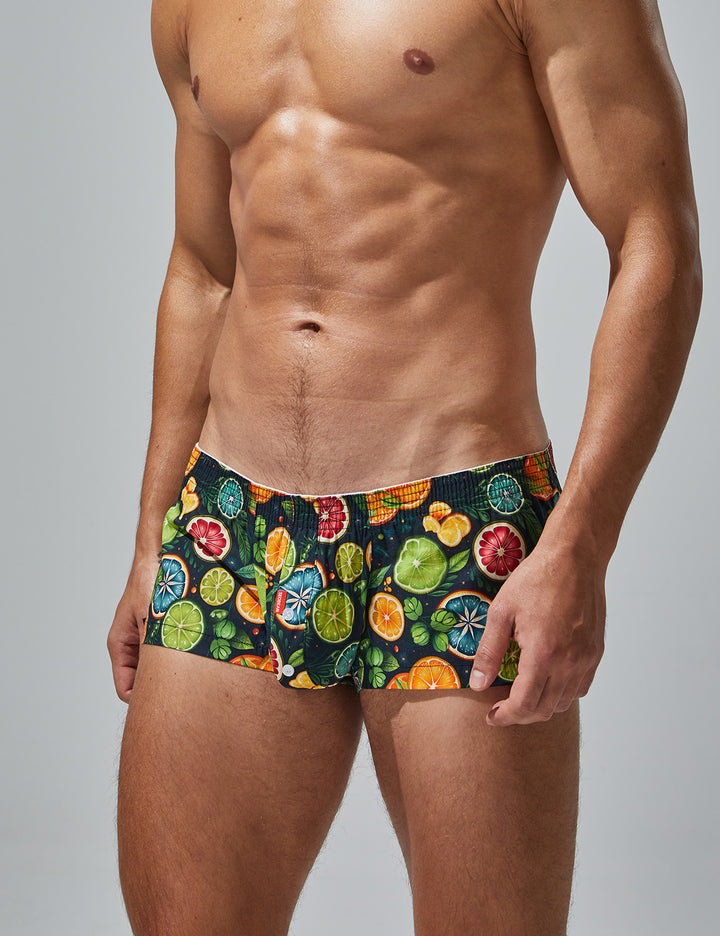Fit Trunks 250503 in Fruit Lemon