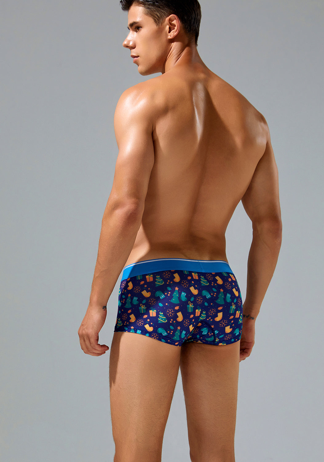Holiday Boxer Brief 230210 in Blue