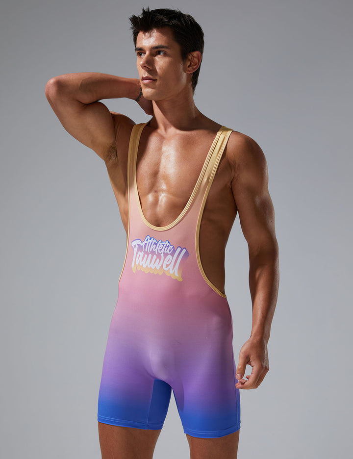 Sunset Fade Wrestling Singlet 24707