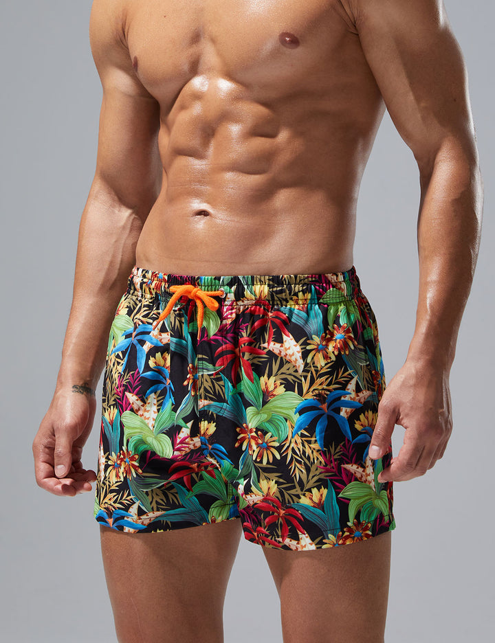 Quick-Dry Swim Shorts 251303 in Tropical