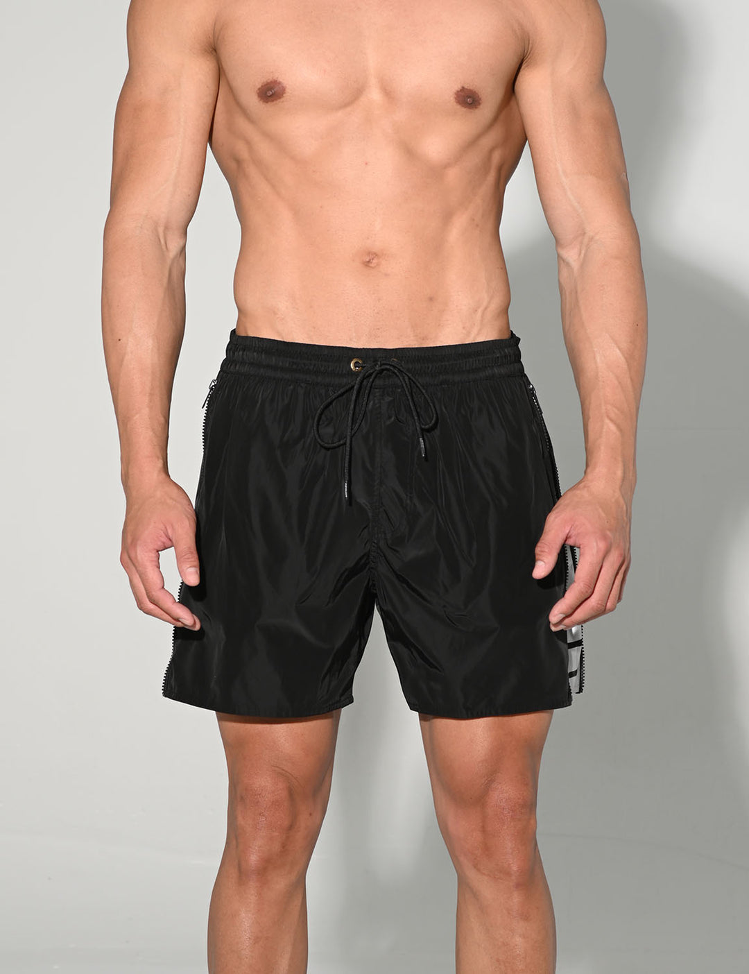 Side Zipper Sport Shorts B3571