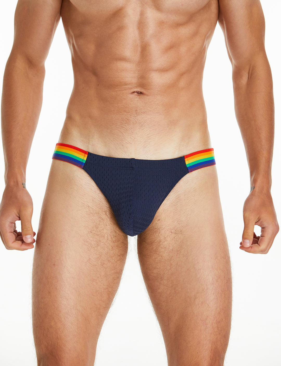 Rainbow Mesh Brief 240103
