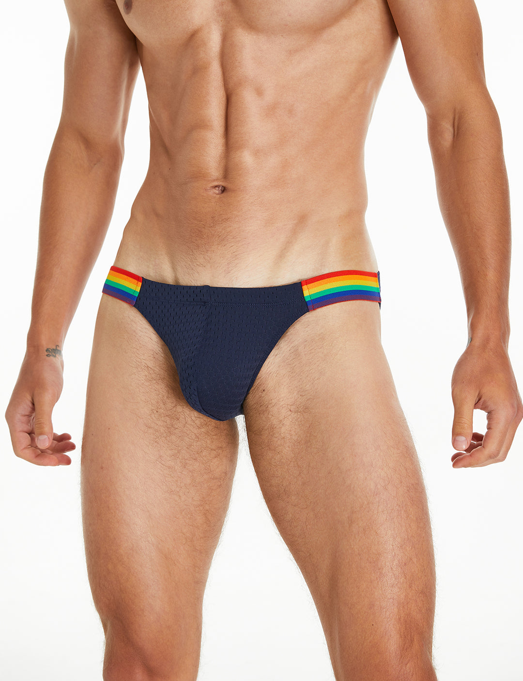 Rainbow Mesh Brief 240103