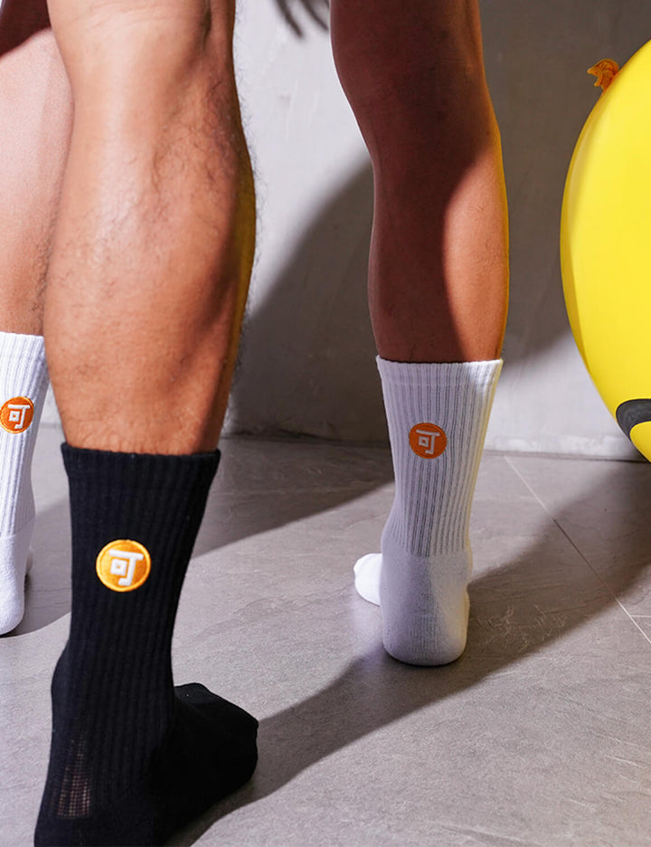 可 Sport Crew Socks SINGLE-PACK