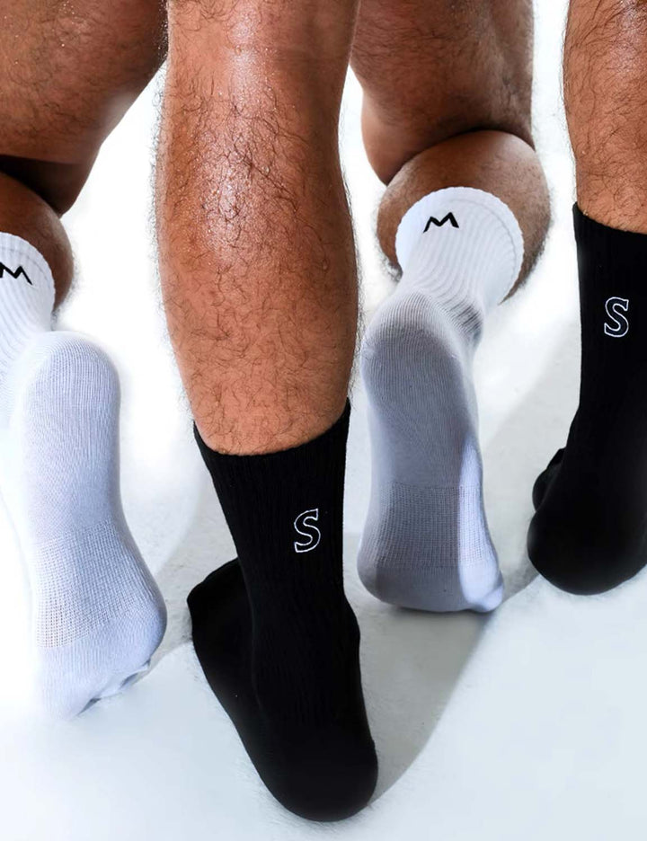 SM Lycra Sport Thin Crew Socks