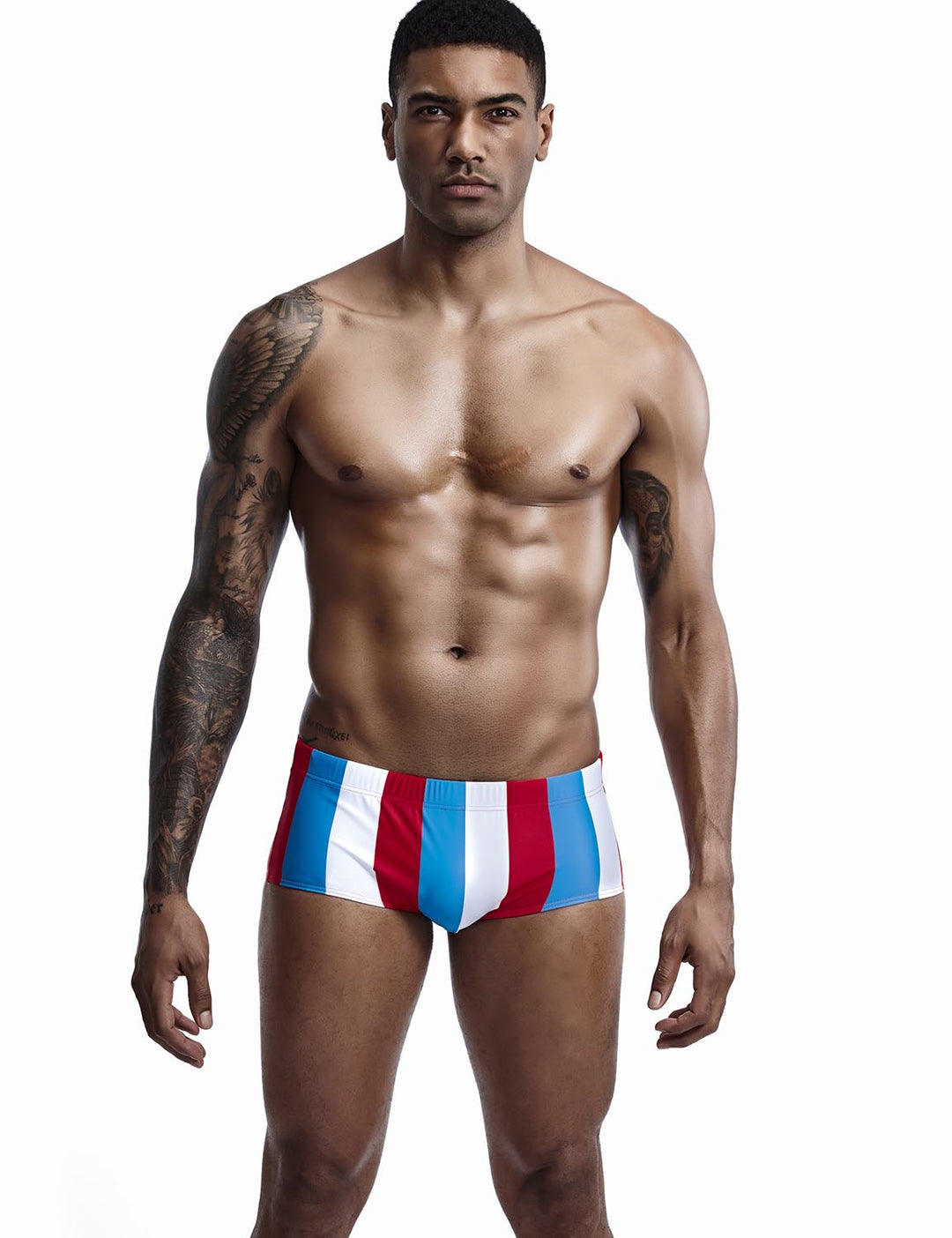 Low Rise Boxer Brief Stripe Swimwear 90807