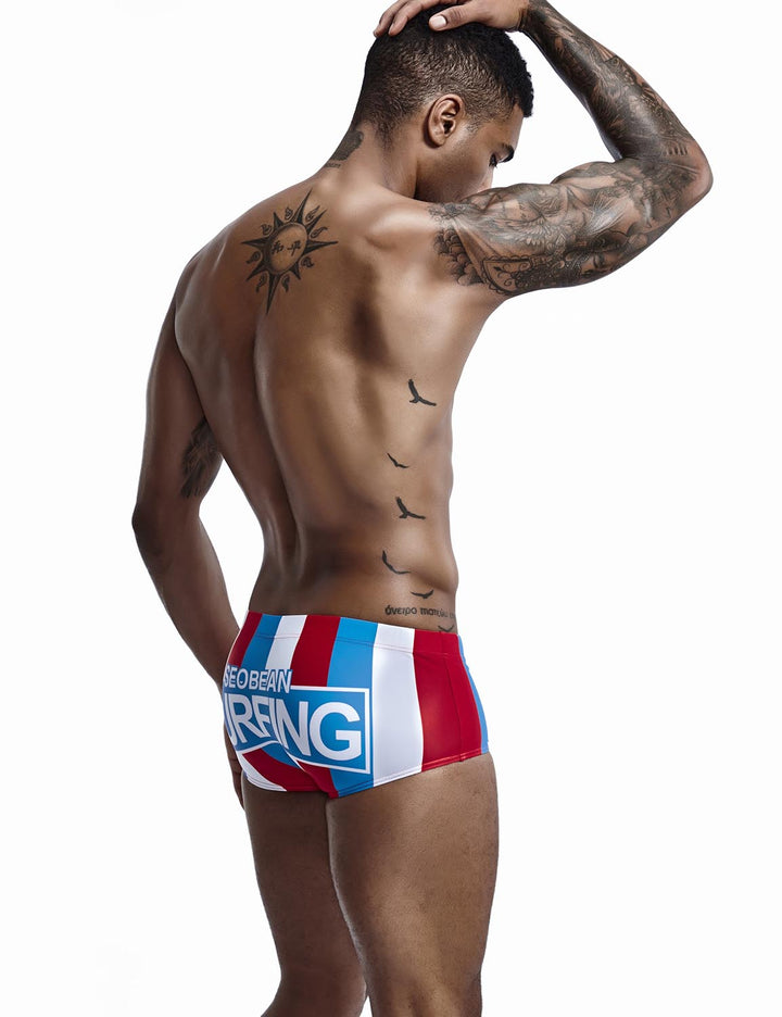 Low Rise Boxer Brief Stripe Swimwear 90807