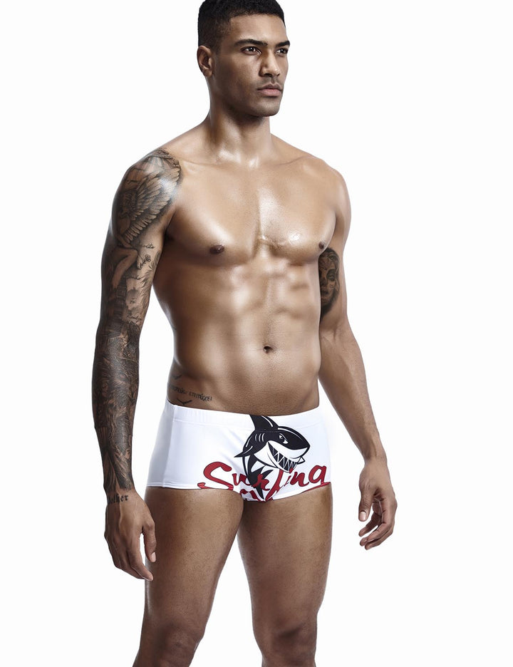 Low Rise Boxer Brief "Shark" Swimwear 90808