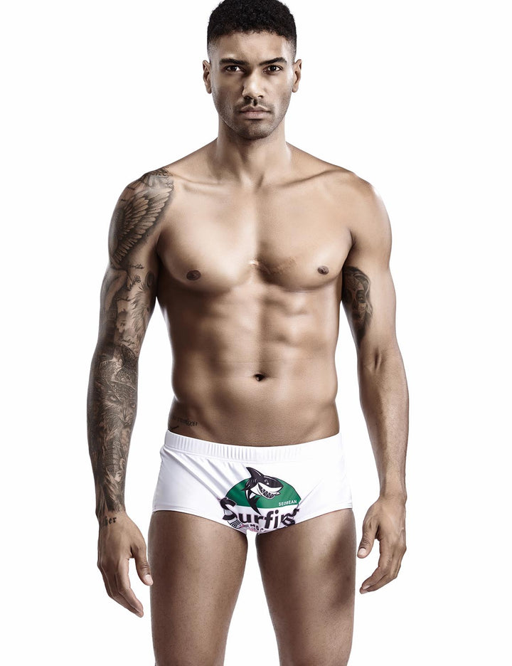 Low Rise Boxer Brief "Shark" Swimwear 90808