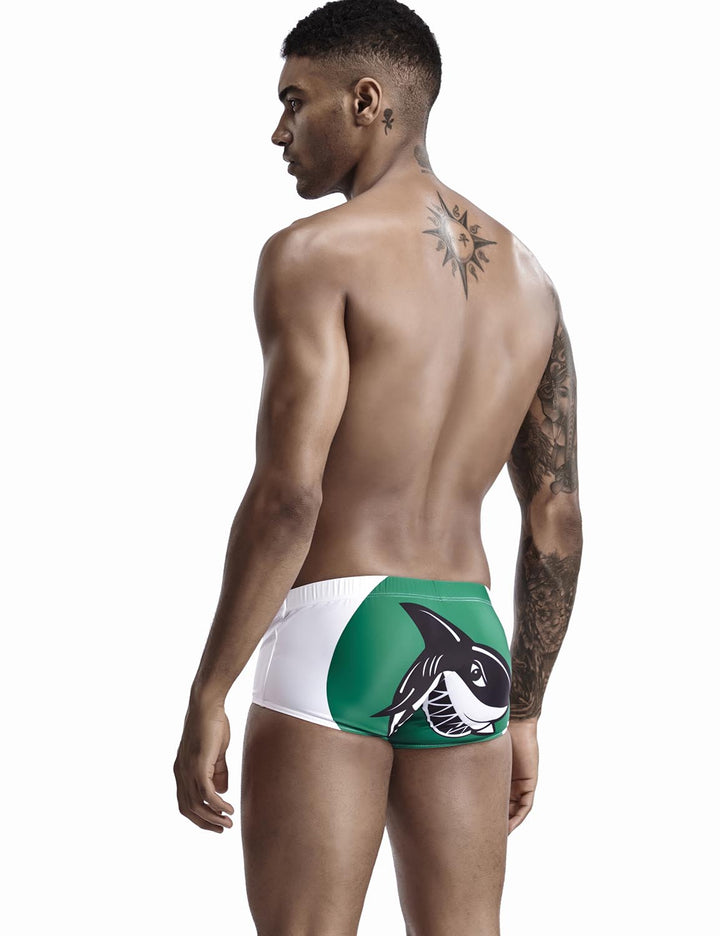 Low Rise Boxer Brief "Shark" Swimwear 90808