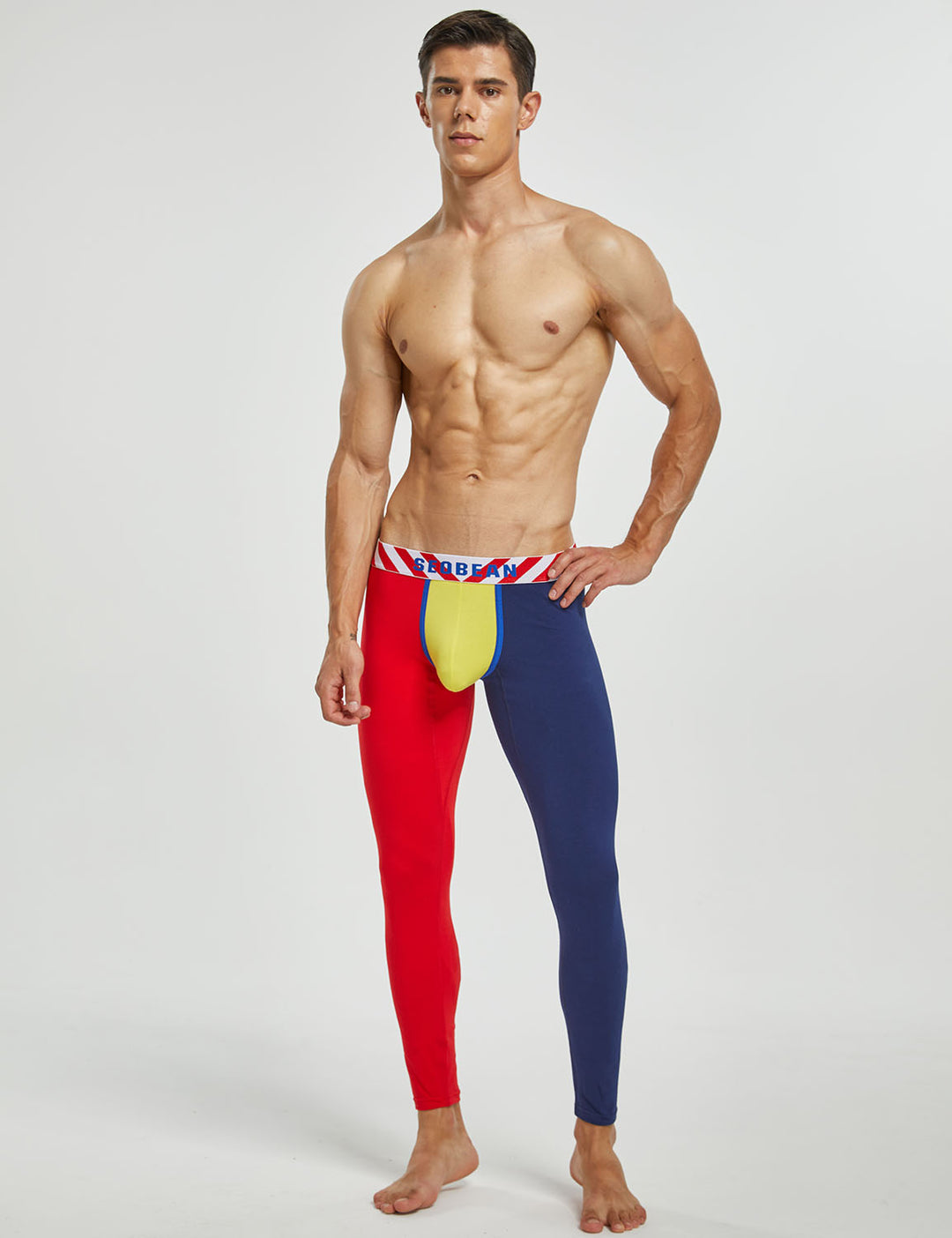 Color Block Long John 220402