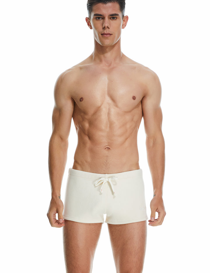 Solid Polar Fleece Shorts 230501