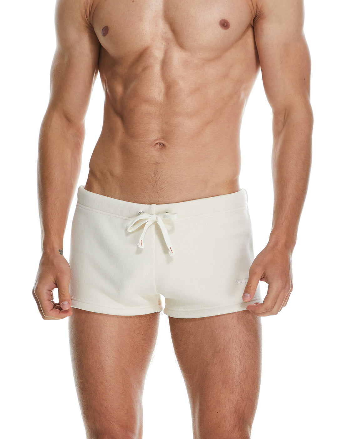 Solid Polar Fleece Shorts 230501