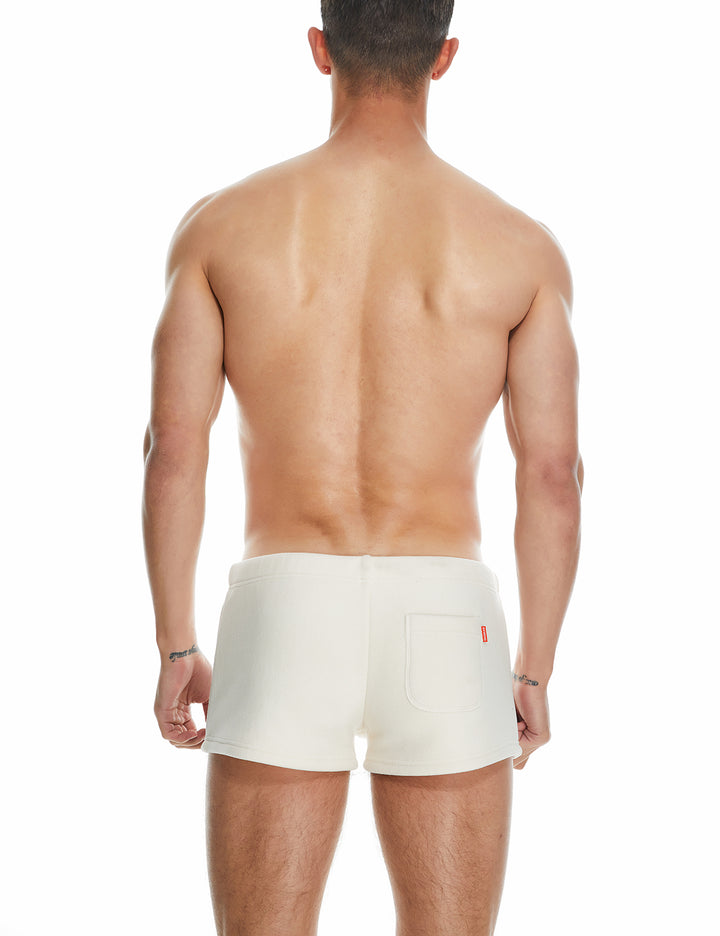 Solid Polar Fleece Shorts 230501