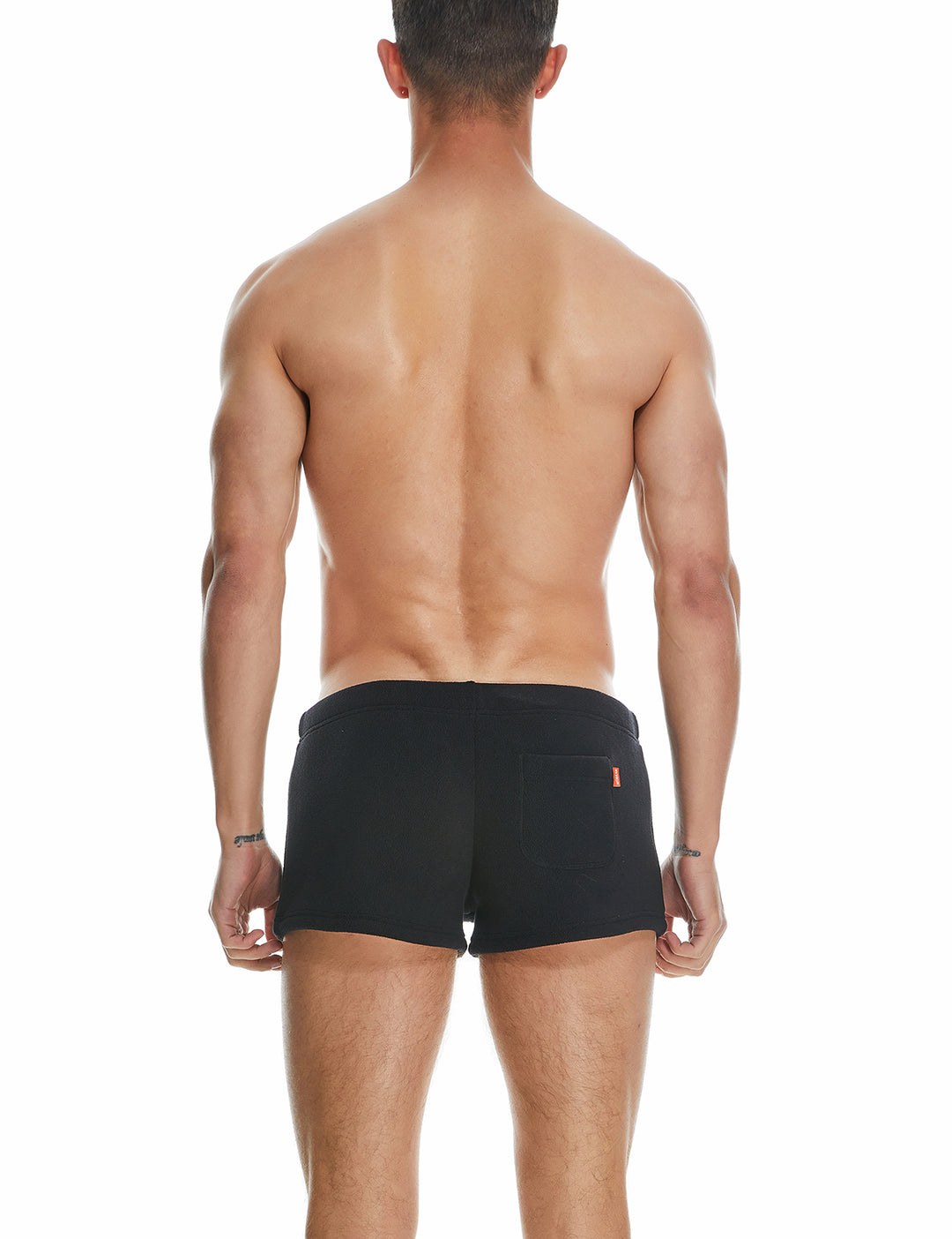 Solid Polar Fleece Shorts 230501