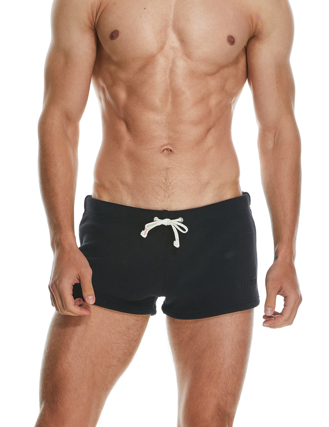 Solid Polar Fleece Shorts 230501