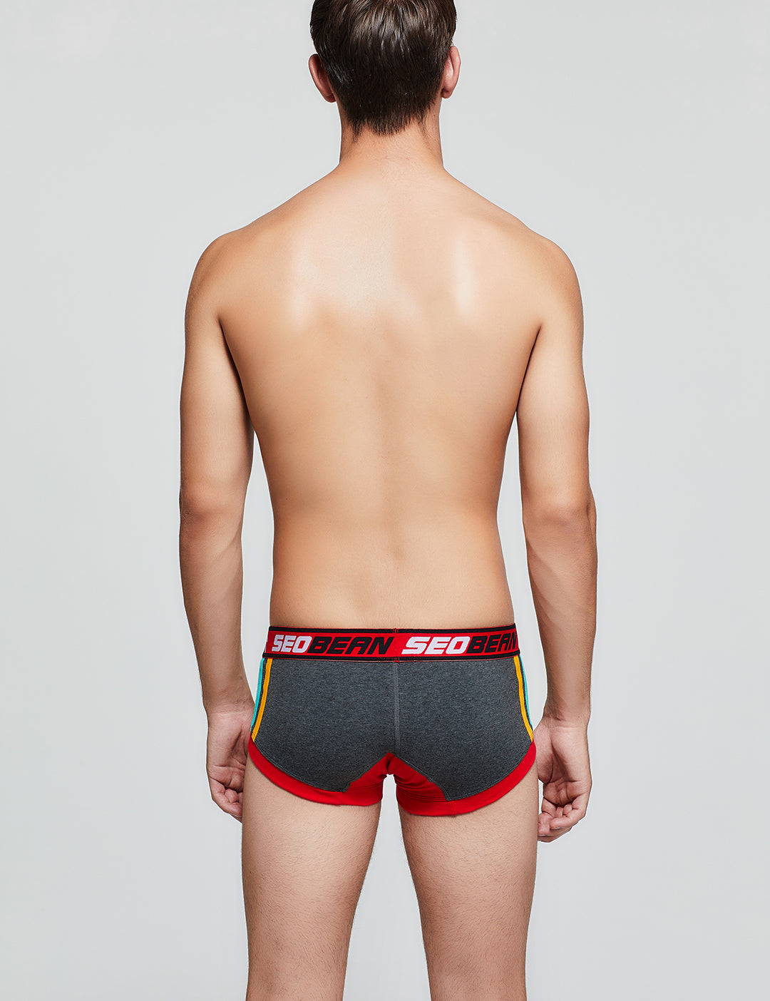 Lightning &amp; Line Pattern Boxer Brief 00206