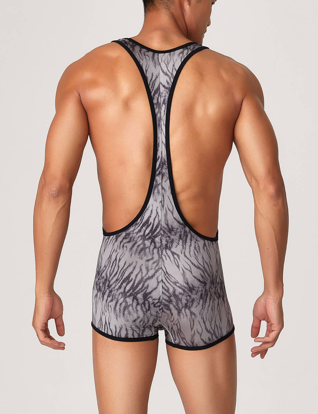 Wild Instinct Deep-Cut Singlet Bodysuit 22701