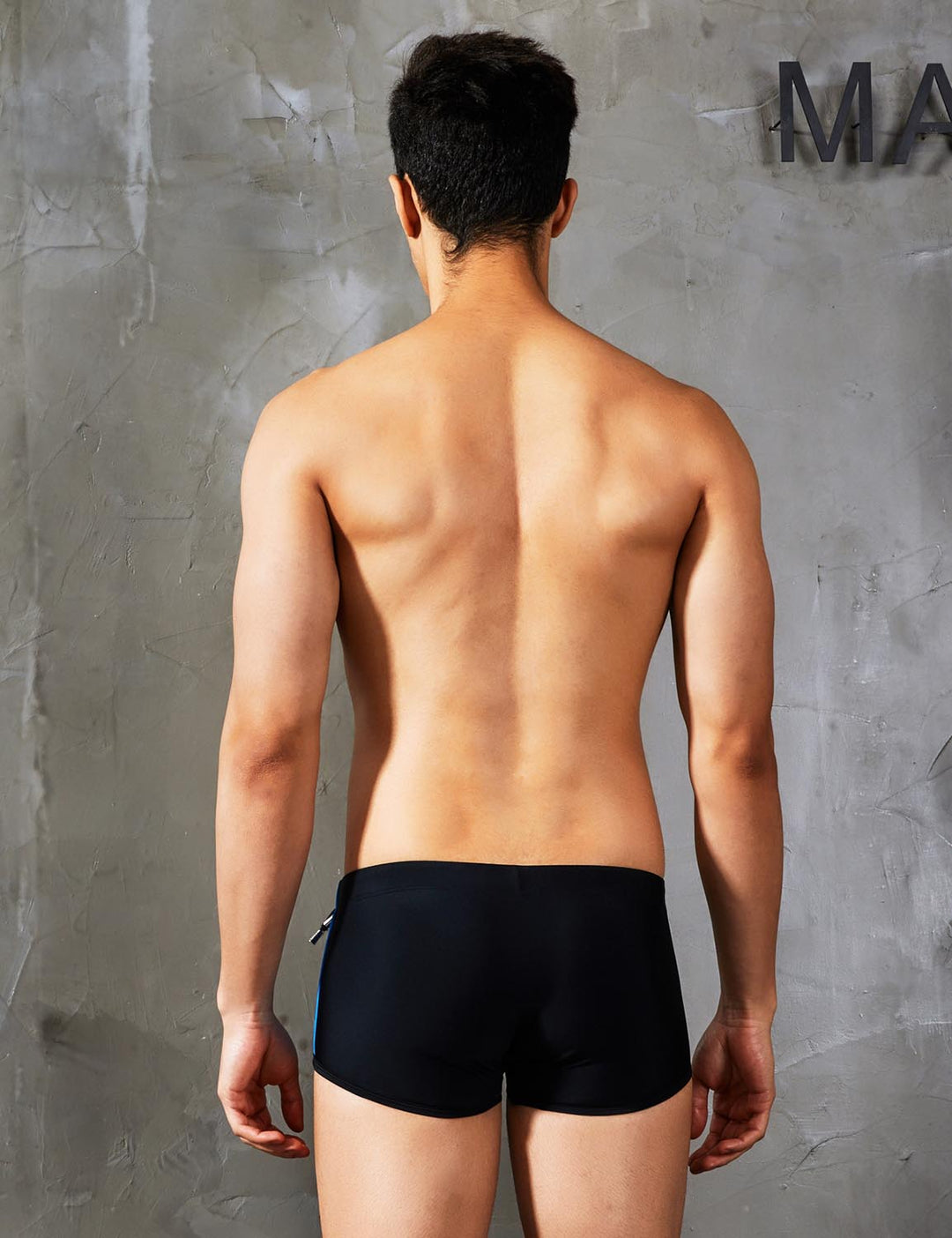 Low Rise Boxer Brief Graffiti Swimwear 90801