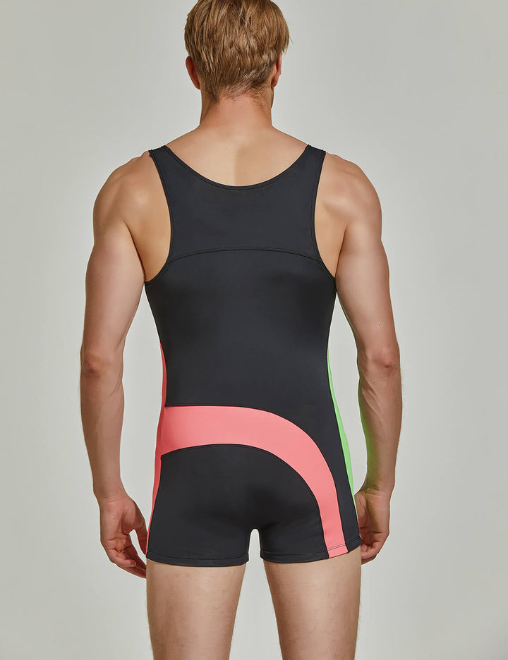 Fitness Wrestling Leotard Singlet Bodysuit 220701