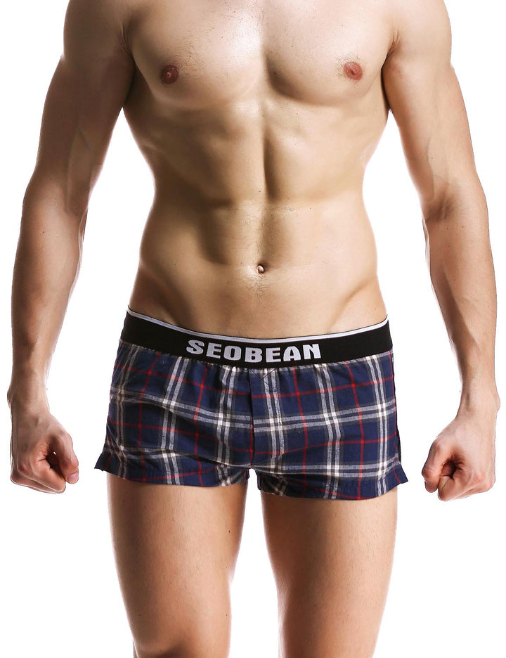 Low Rise Plaid Trunk Shorts 70501