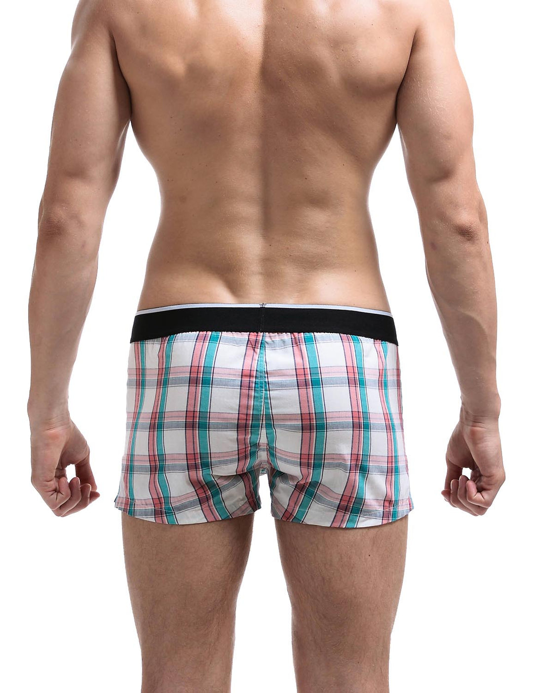 Low Rise Plaid Trunk Shorts 70501