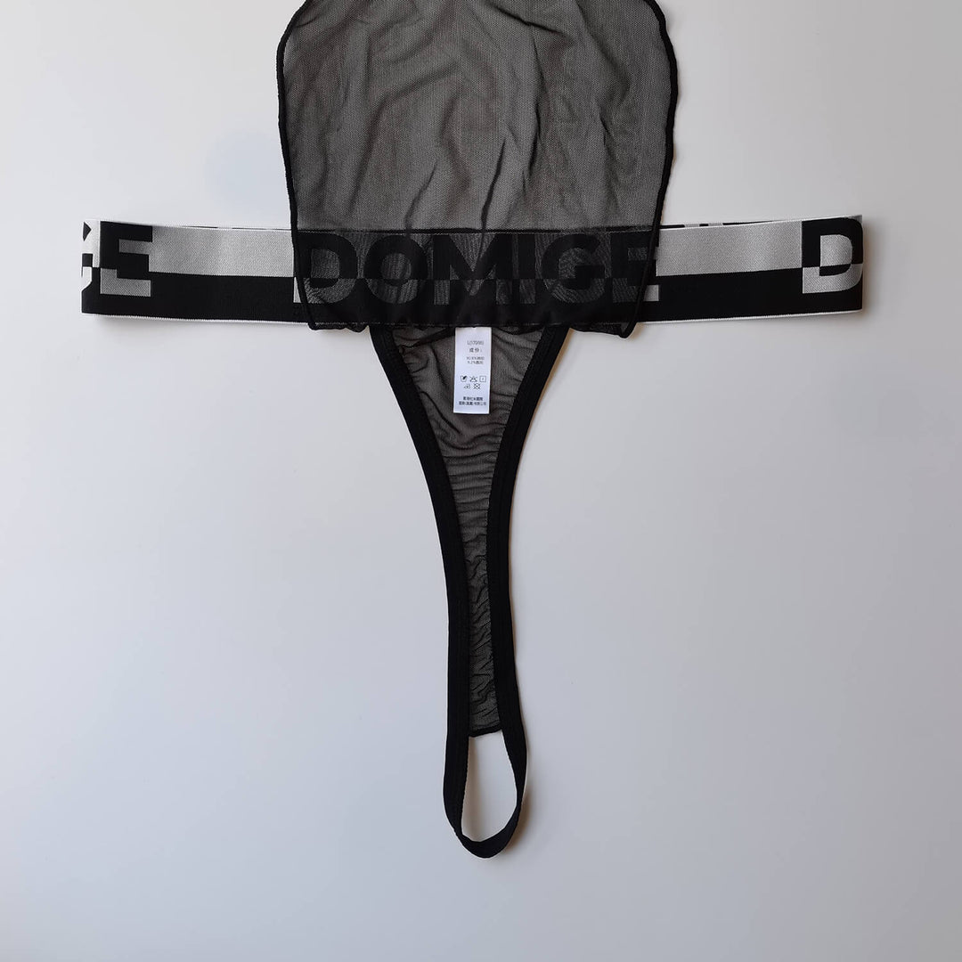Sexy O-Ring Thong with Flaps 5641