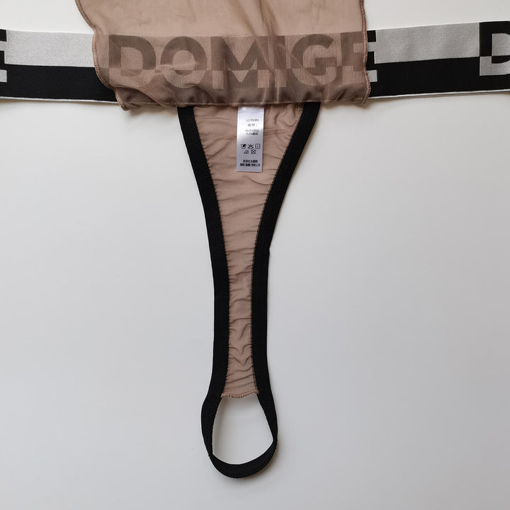 Sexy O-Ring Thong with Flaps 5641