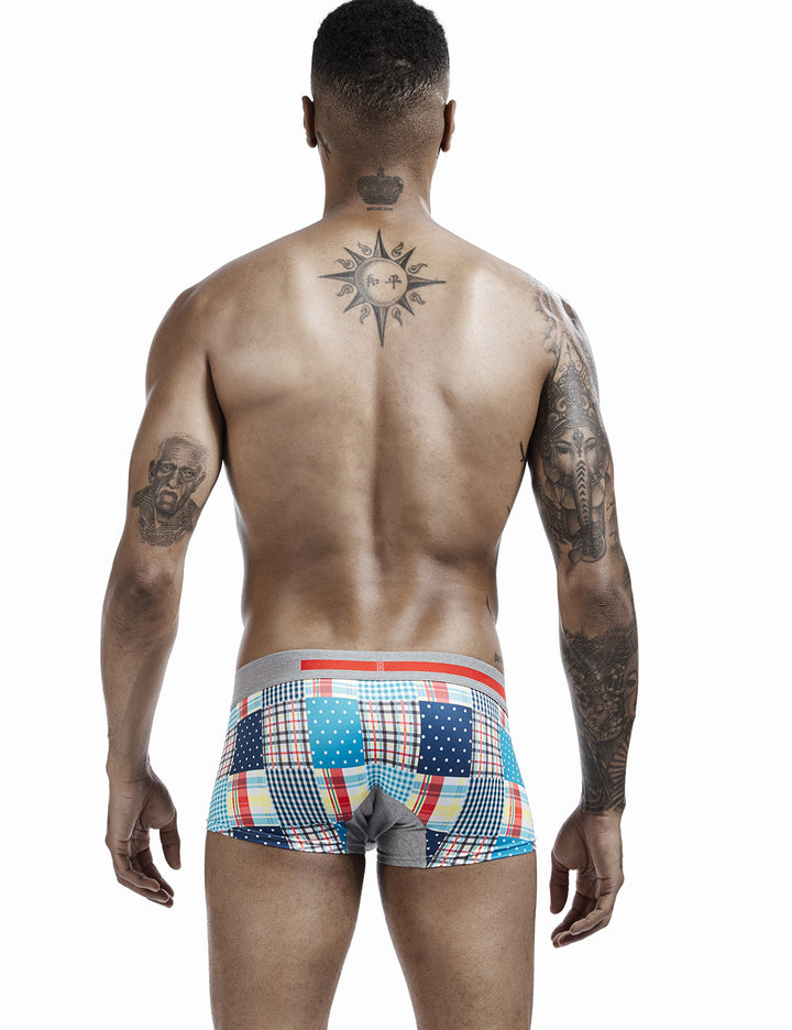 Checkered &amp; Dot Boxer Brief 00207