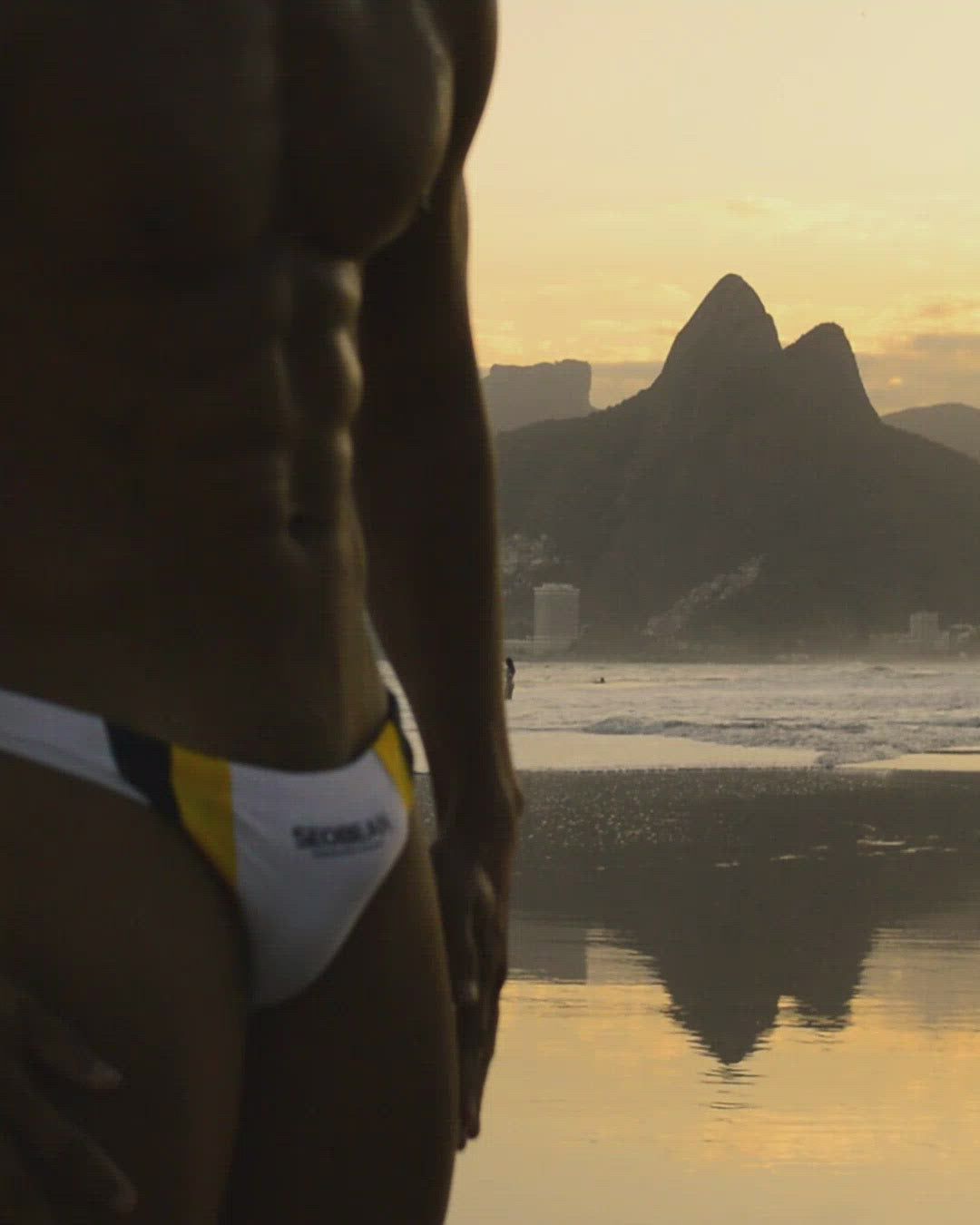 Low Rise Mens Brief bikini Swimwear 50907